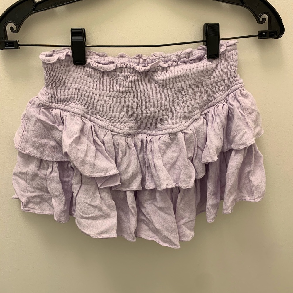 purple summer skirt
